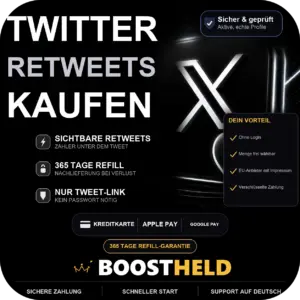 Twitter Retweets kaufen bei BoostHeld