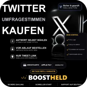 Twitter Umfragestimmen kaufen bei BoostHeld